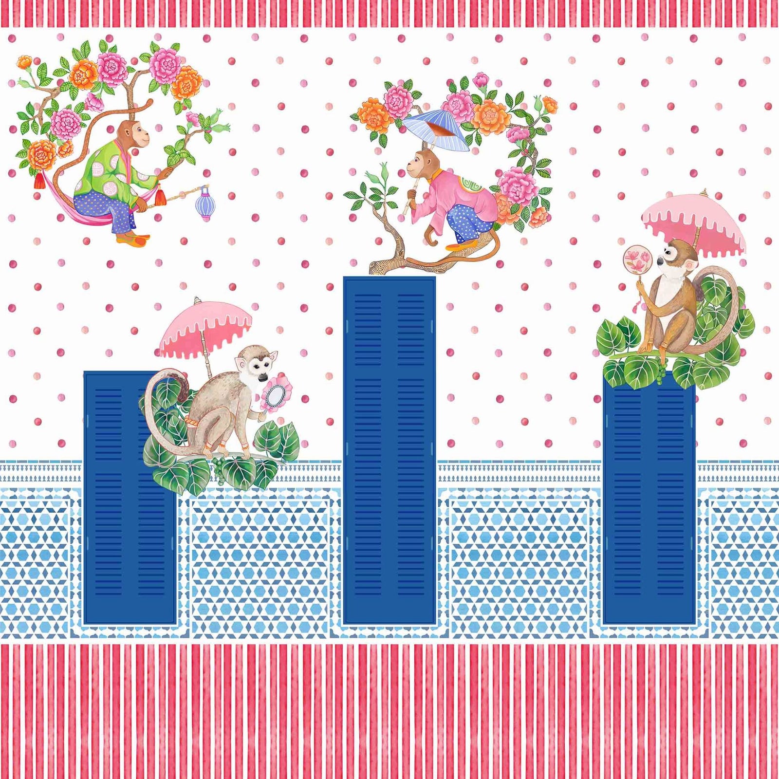 HAVELI | LAWN | BLUSH | WALLPAPER | NEW IN