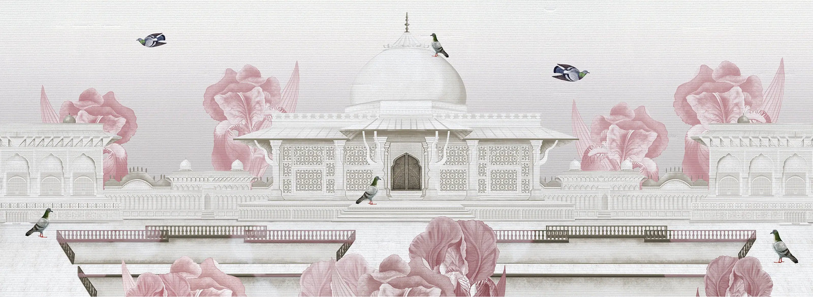 Inaayat | Shantung | Dawn | Wallpaper