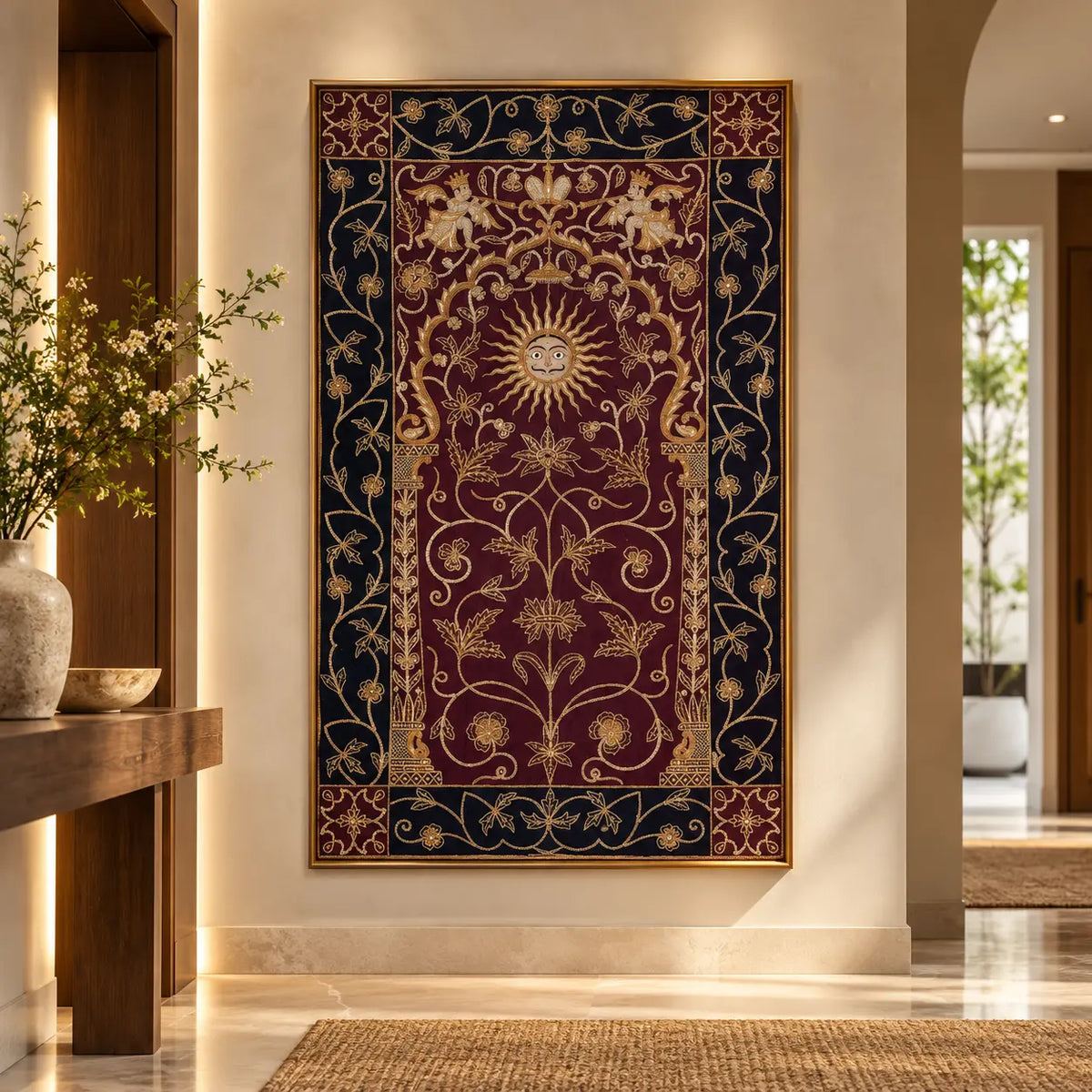 Arzaani
Anthropomorphic Sun Jain Textiles
