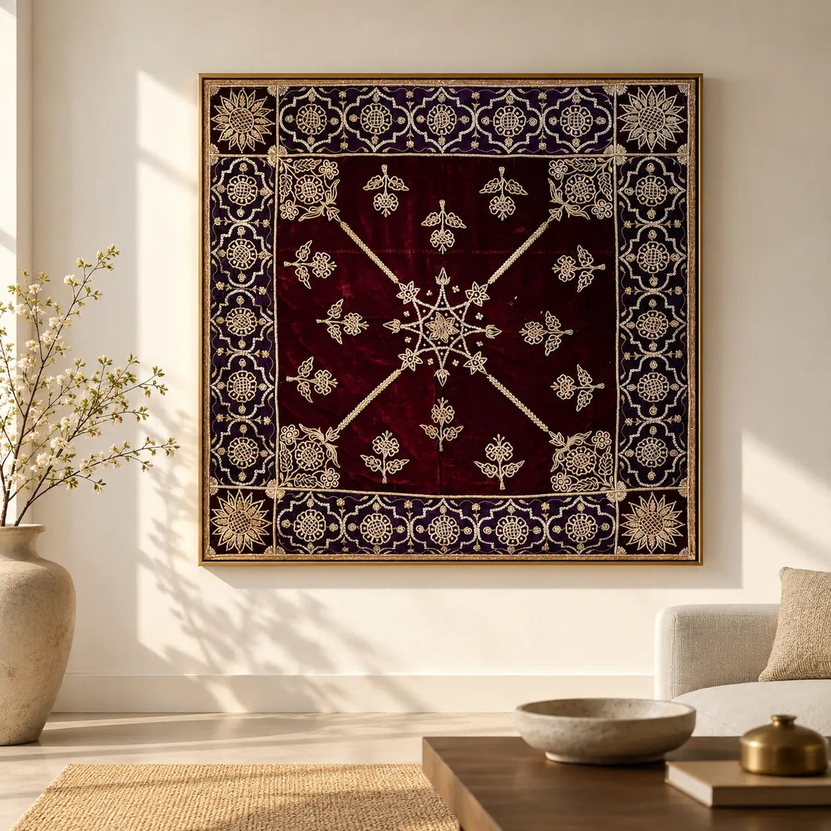 Arzaani
Textile Geometric Floral Motif Jain Textiles