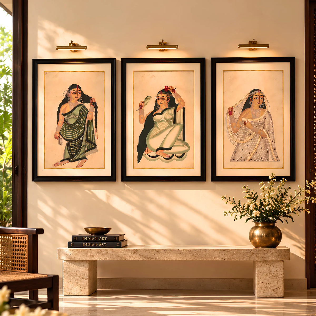 Arzaani 
Kalighat Paintings
30-40 years old