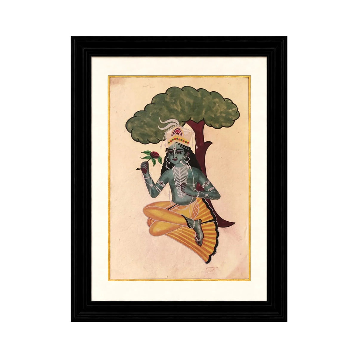 Arzaani 
Krishna Beneath the Tree
Kalighat Paintings
30-40 years old