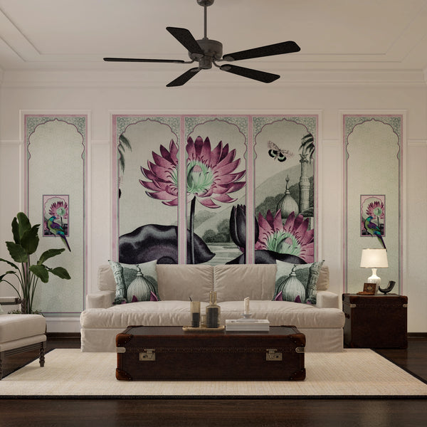 LILY ARCH | LAWN | RUBY | WALLPAPER | NEW IN