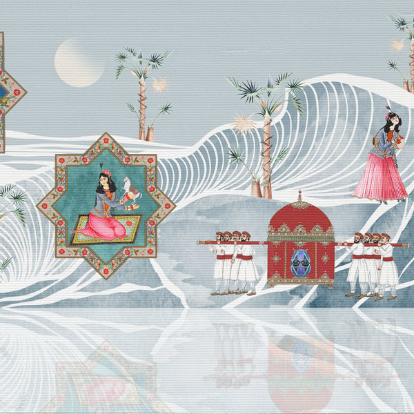 Match Made in Heaven | Shantung | Spring | Wallpaper