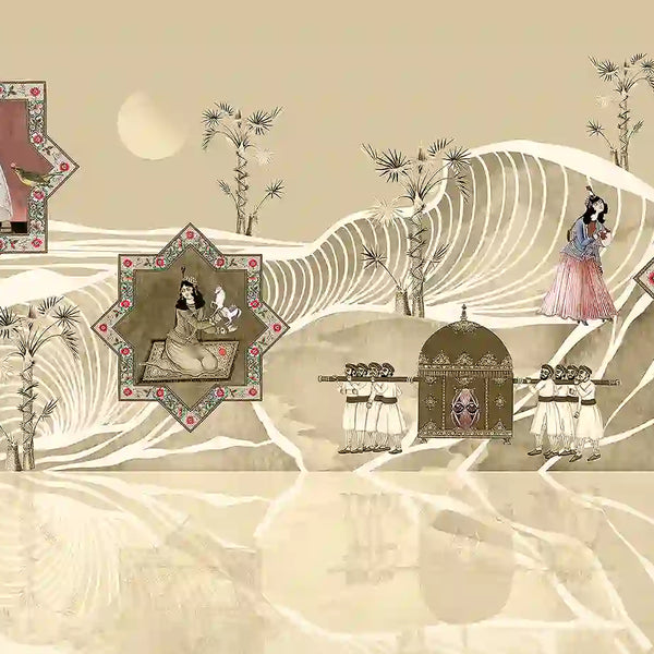 Match Made in Heaven | Lustre | Terracotta & Gold | Special Edit | Wallpaper