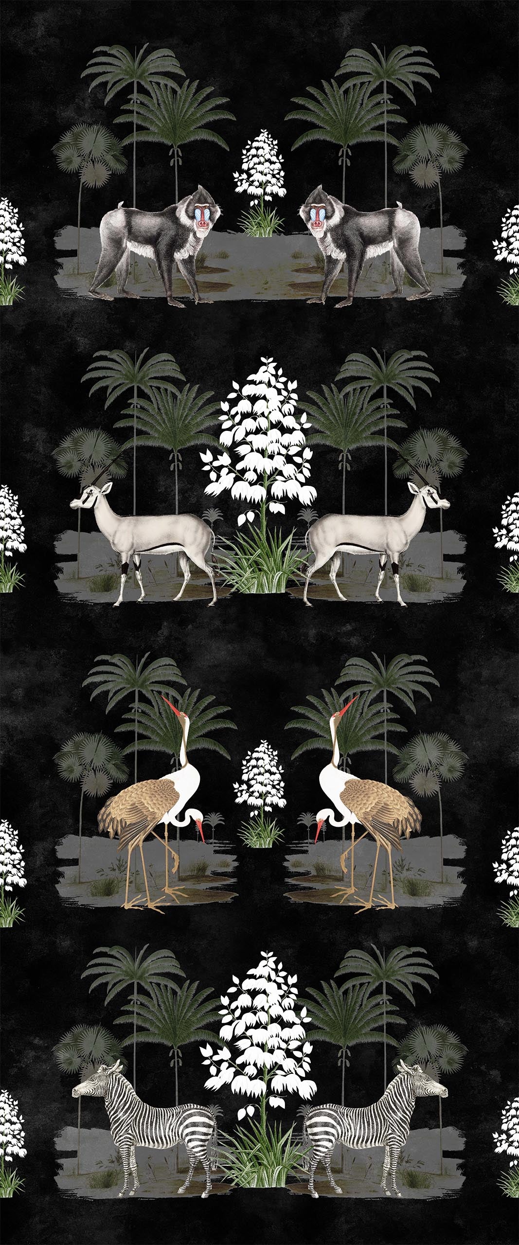 MENAGERIE | LAWN | MIDNIGHT | WALLPAPER | NEW IN