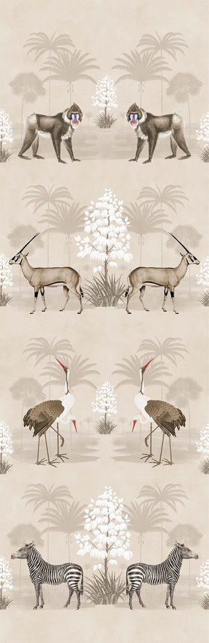 MENAGERIE | LUSTRE | SEPIA | WALLPAPER | NEW IN