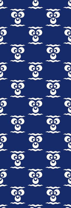 Chintamani | Gauze | Navy | Wallpaper