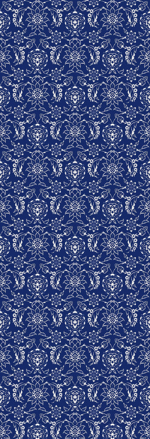 Gulnaaz | Gauze | Navy | Wallpaper
