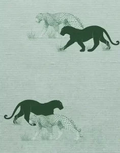 Night Out | Shantung | Moss | Wallpaper