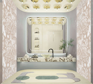 RAABTA | LUSTRE | BEIGE | WALLPAPER | NEW IN