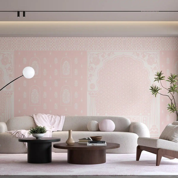 Rang Mahal | Lawn | Blush | Wallpaper