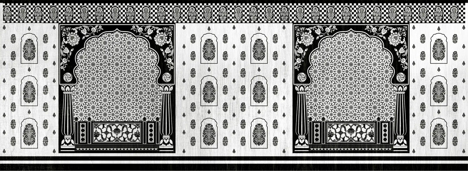 Rang Mahal | Lustre | Onyx | Wallpaper