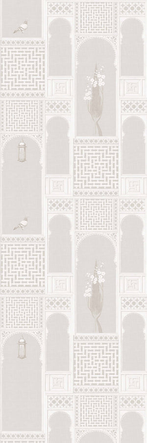 Jharoka | Lustre | Sepia | Wallpaper