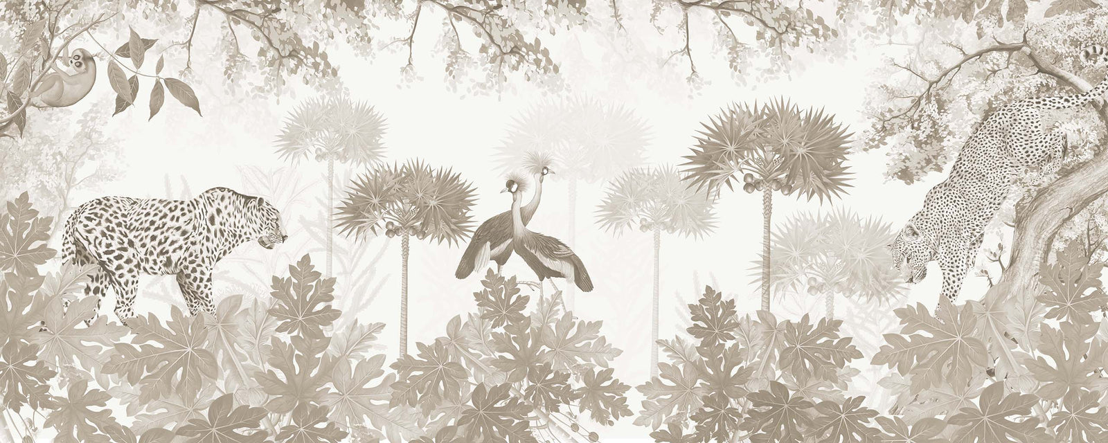 SHIKAAR | LAWN  | SEPIA | WALLPAPER | NEW IN
