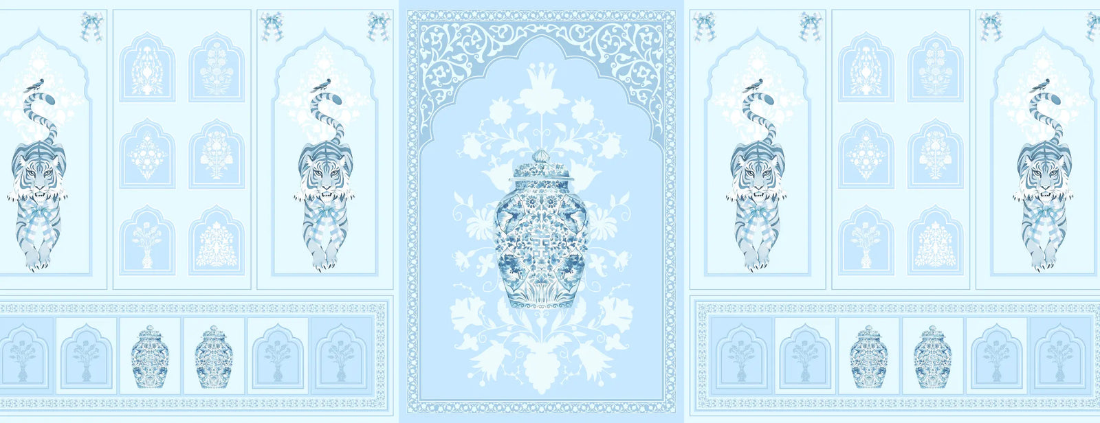 SHER KHAN | LAWN | INK | WALLPAPER | NEW IN