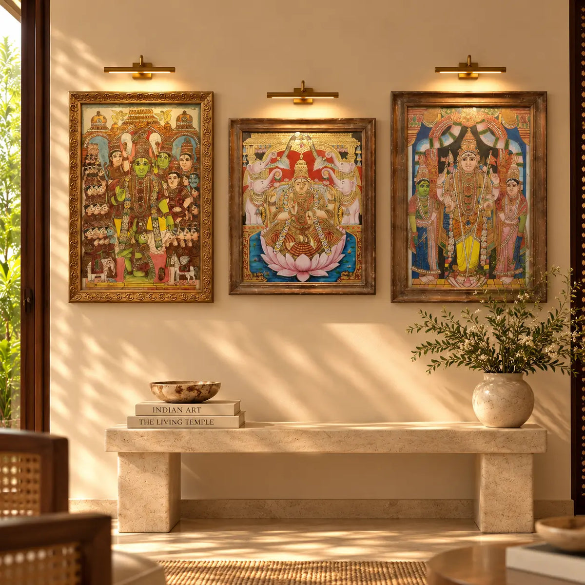 Arzaani Mysore Reverse Glass Painting