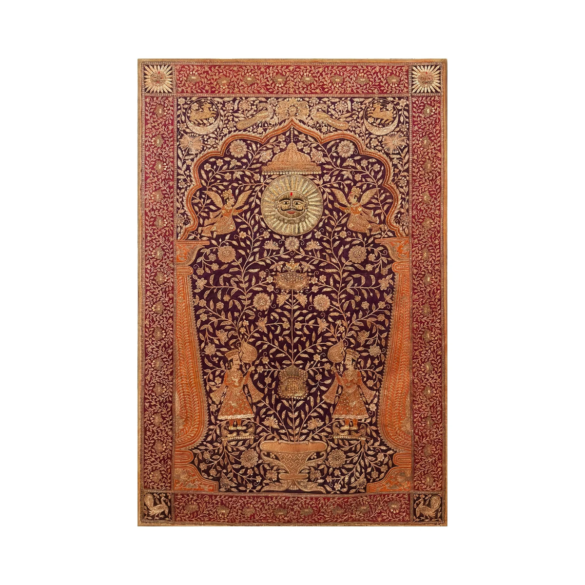Surya Darbar In Floral Jali Jain Textiles