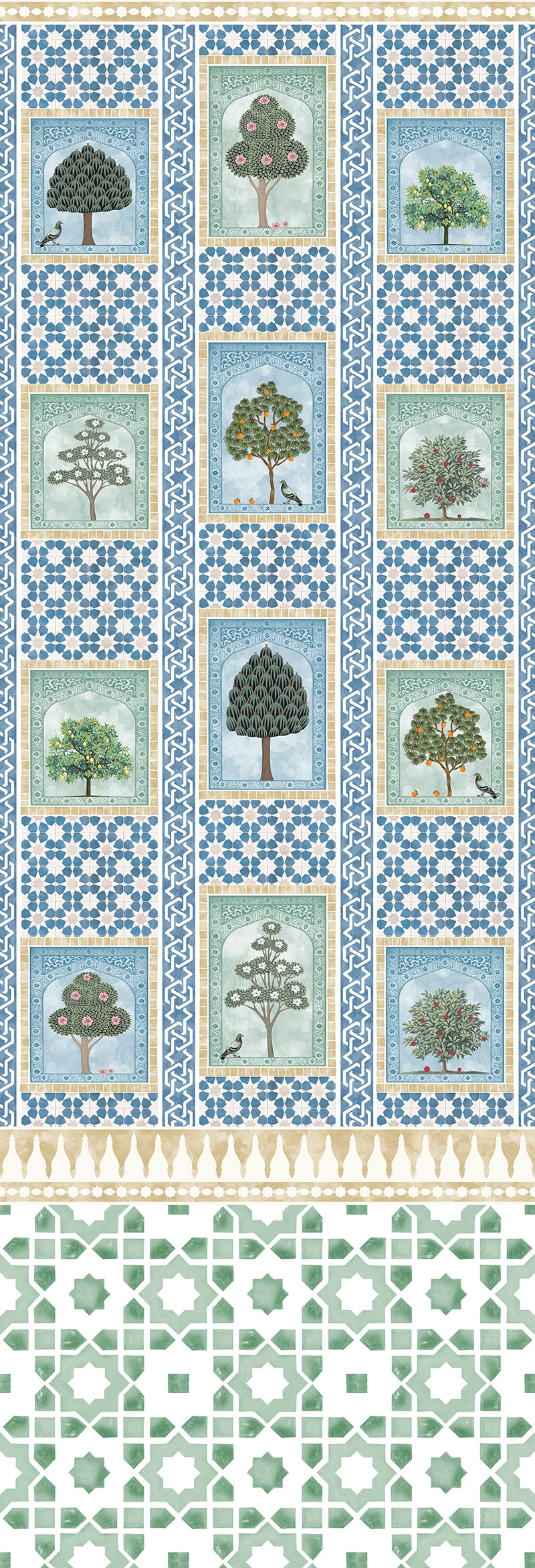 Verandah | Lawn | Spring | Wallpaper