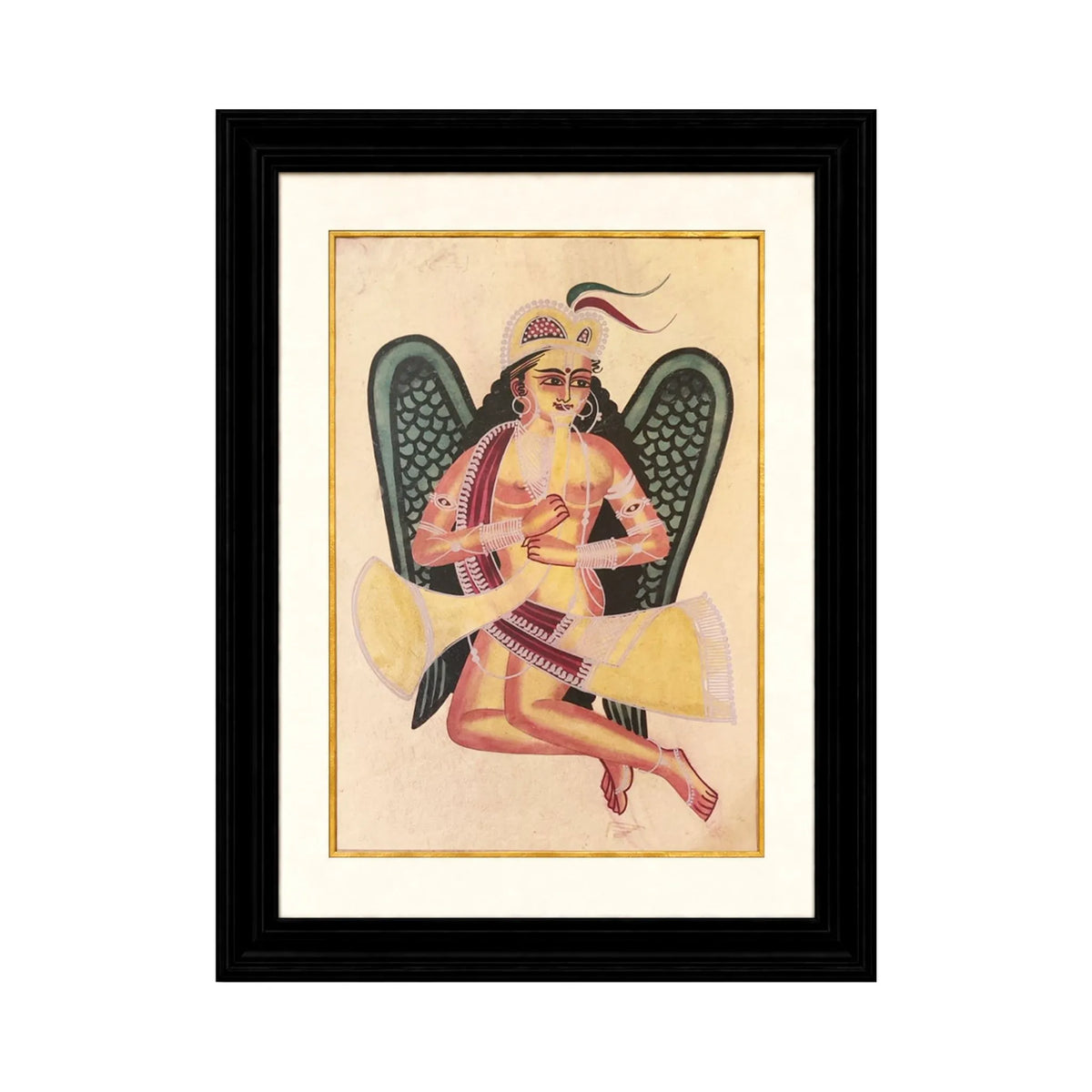 Arzaani 
Winged Musician
Kalighat Paintings
30-40 years old