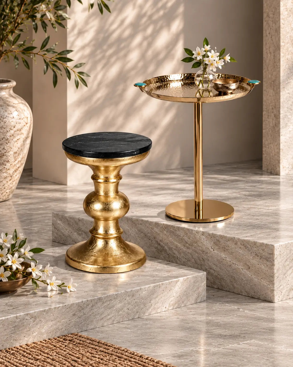 Arzaani WOODEN PEG TABLE